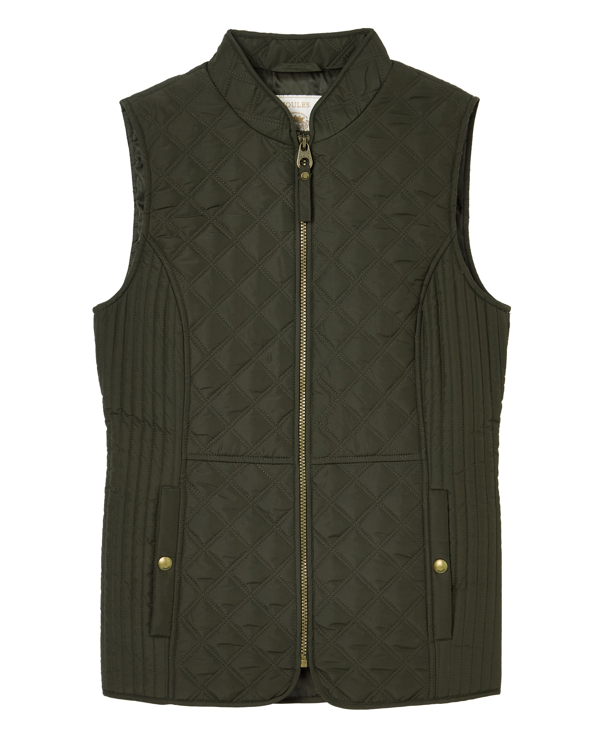 Minx Quilted Gilet - Khaki