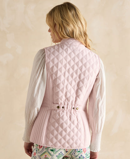 Minx Quilted Gilet - Pink