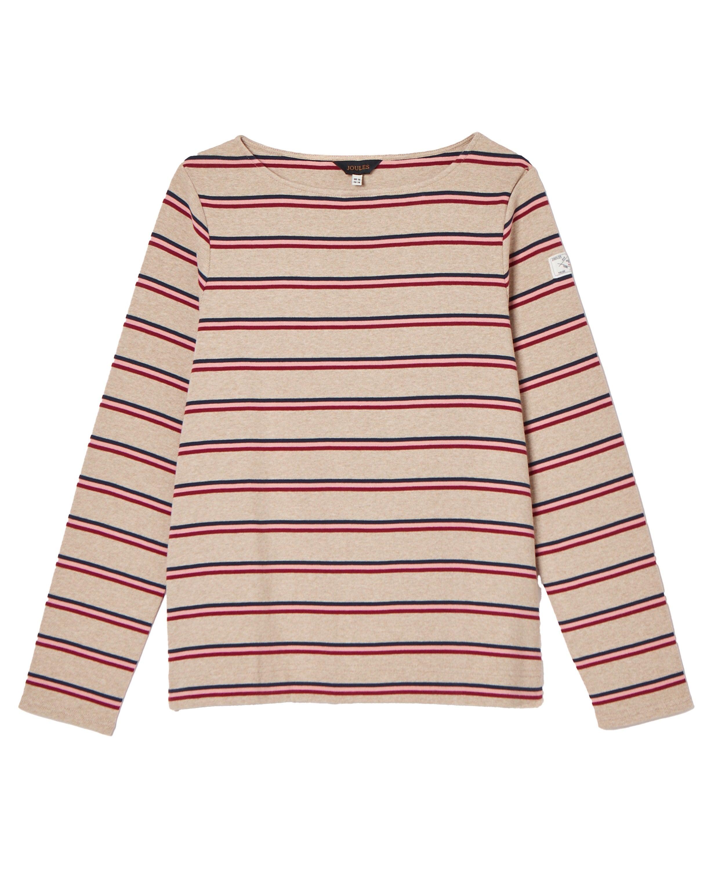 New Harbour Top - Oat Pink Stripe