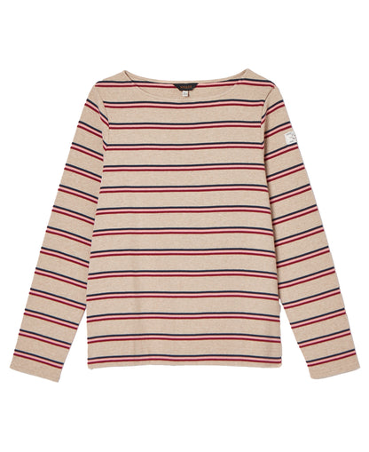 New Harbour Top - Oat Pink Stripe