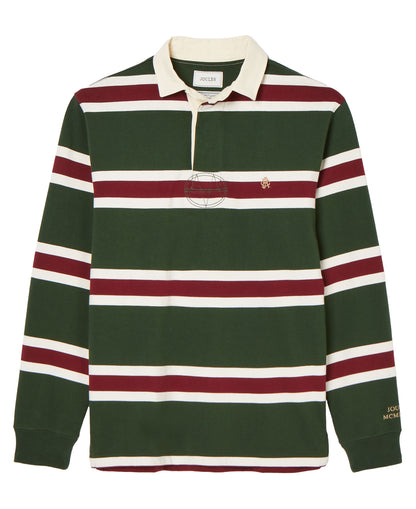 Onside Striped Rugby Shirt - Green/Red