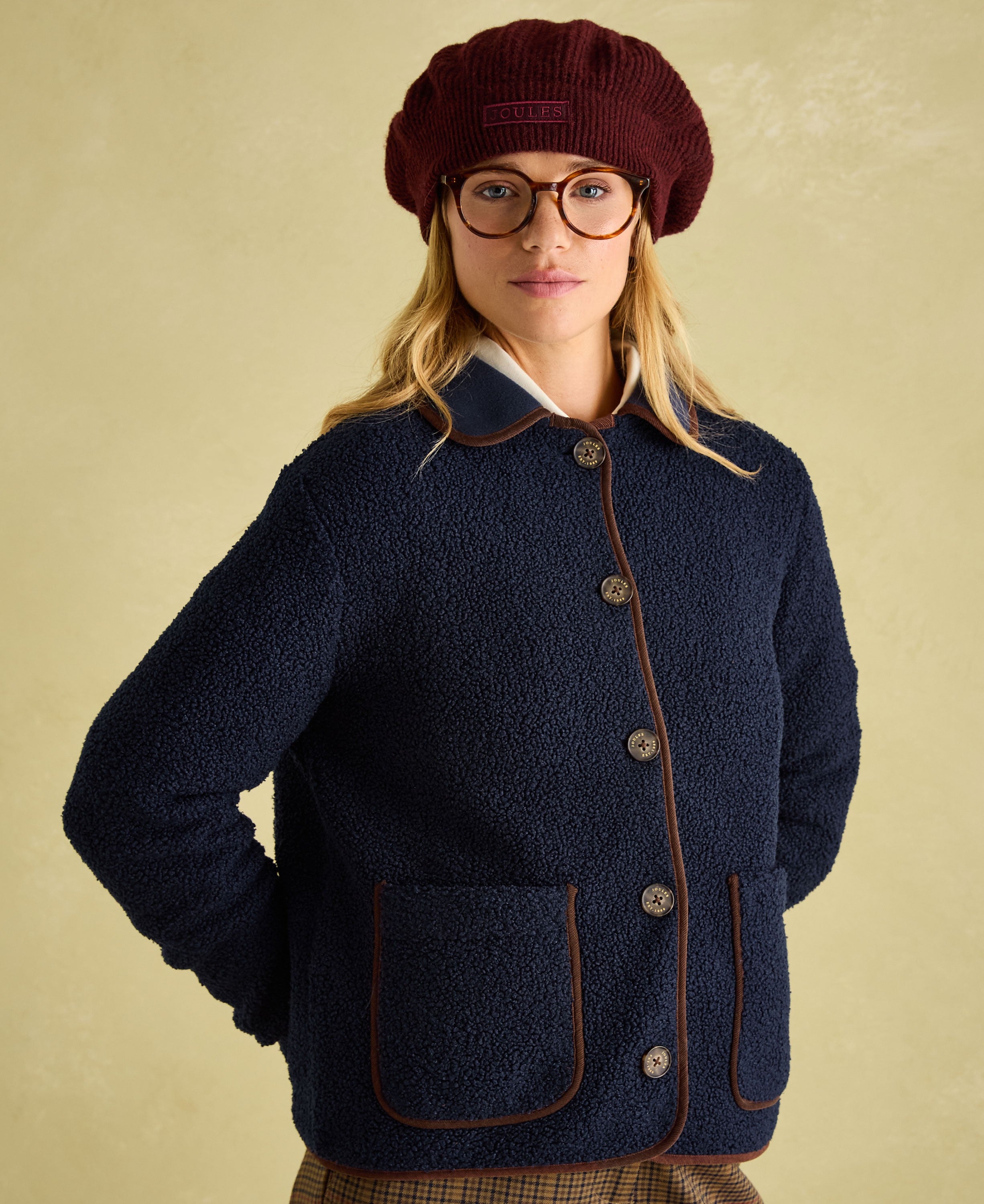 Sadie Fleece Jacket - Navy