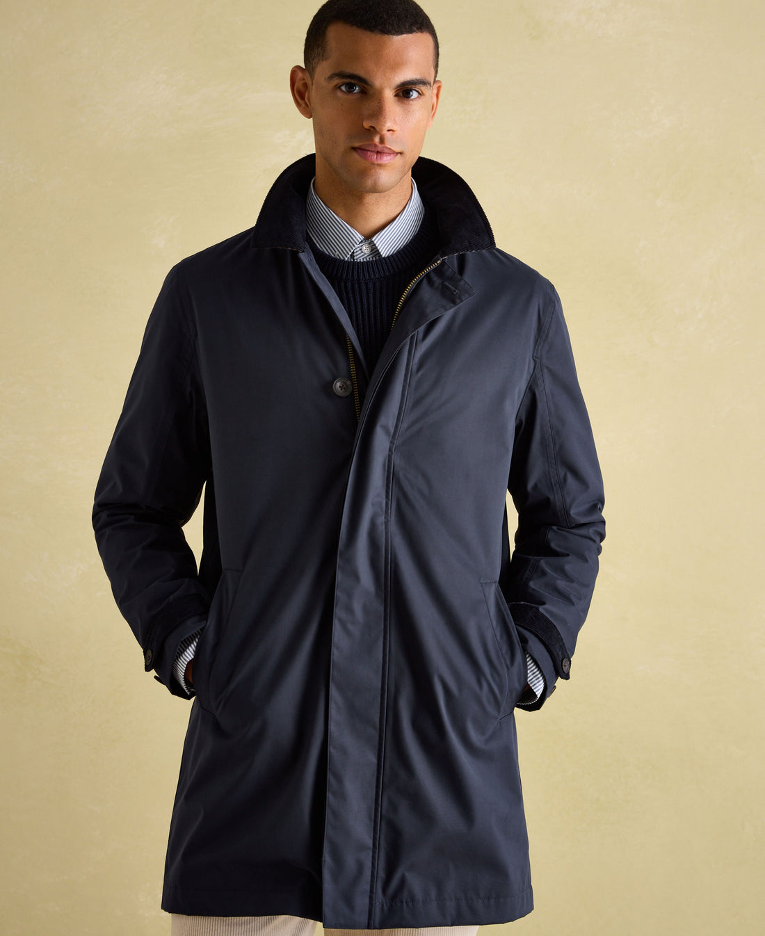 Sandford Waterproof Raincoat - Navy