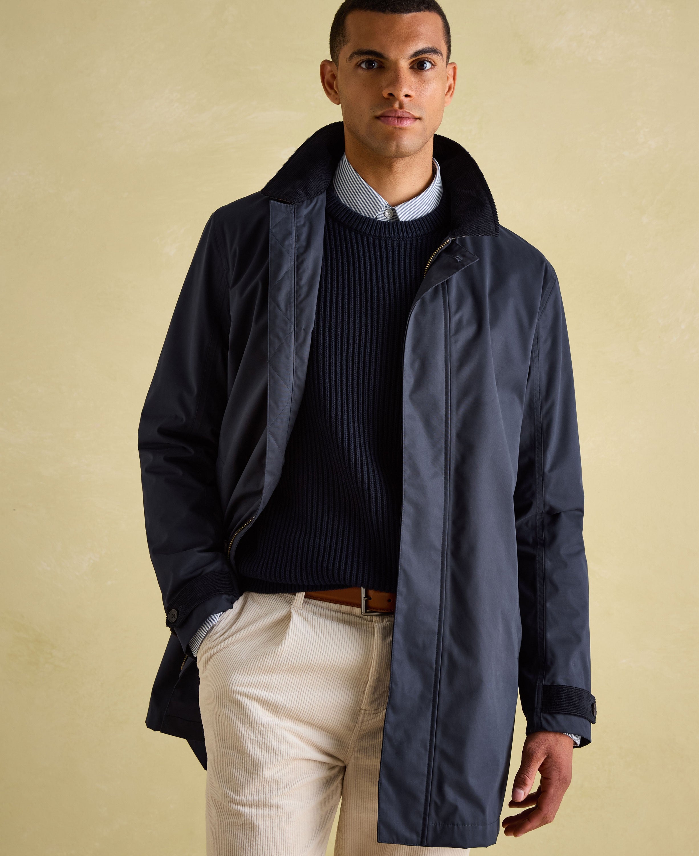 Sandford Waterproof Raincoat - Navy