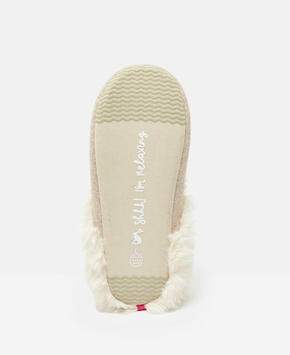 Slippet Luxe Slippers - Oatmeal Dog