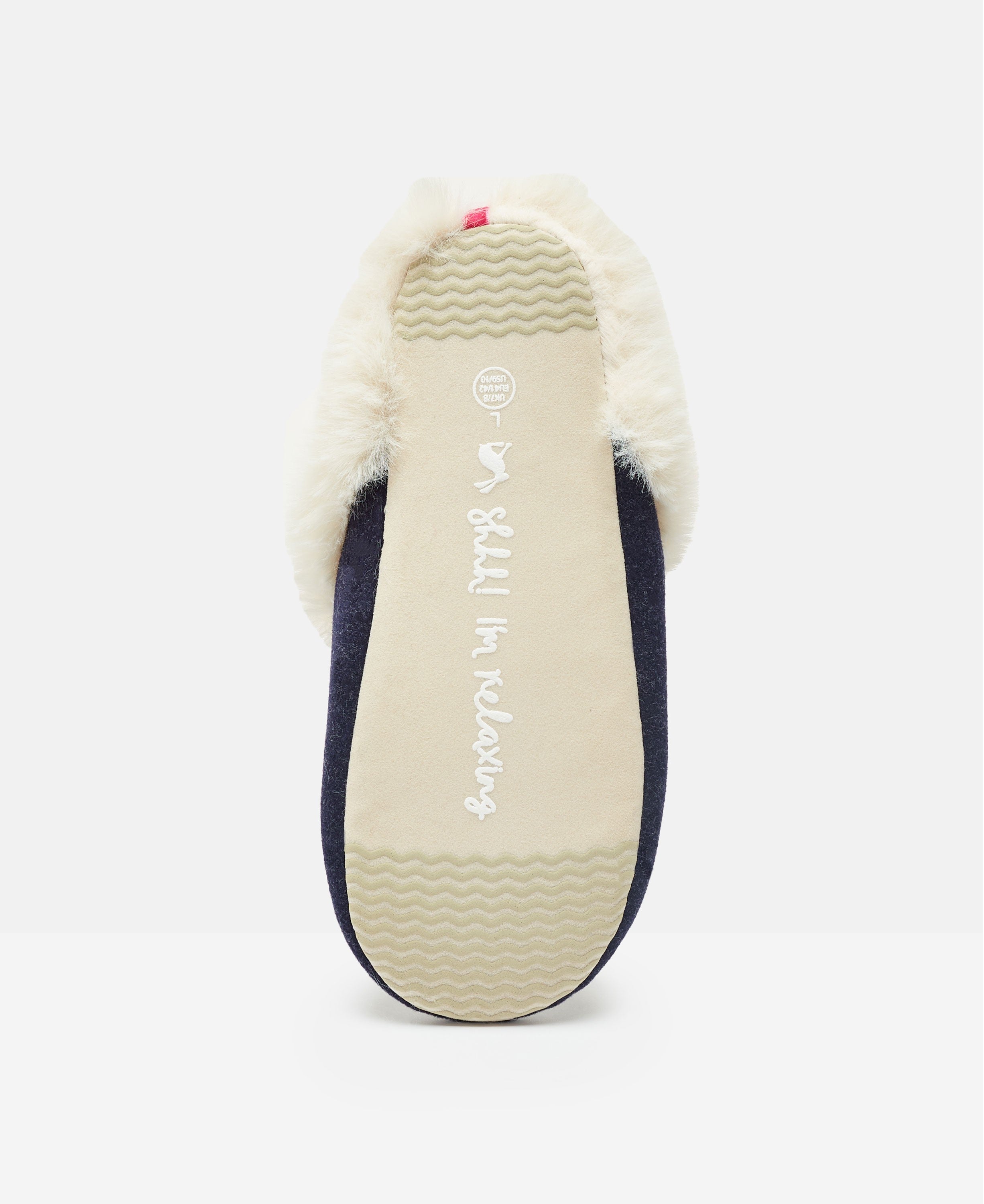 Slippet Luxe Slippers - Navy Horse