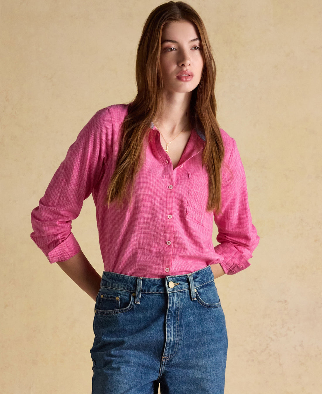 Ida Shirt - Bright Pink