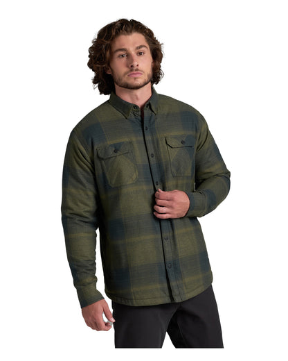 Joyrydr Fleece Lined Shirt - Olive Night