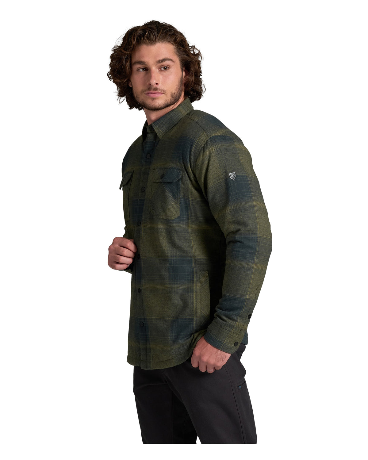 Joyrydr Fleece Lined Shirt - Olive Night