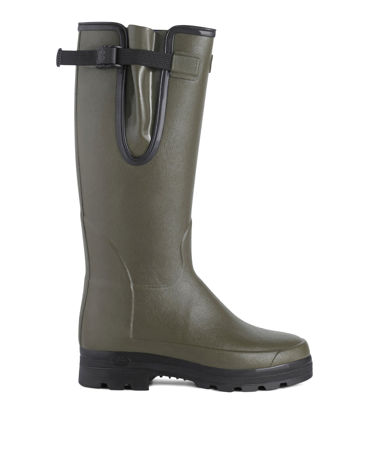 Vierzonord Neoprene Lined Wellington Boot - Vert Chameau