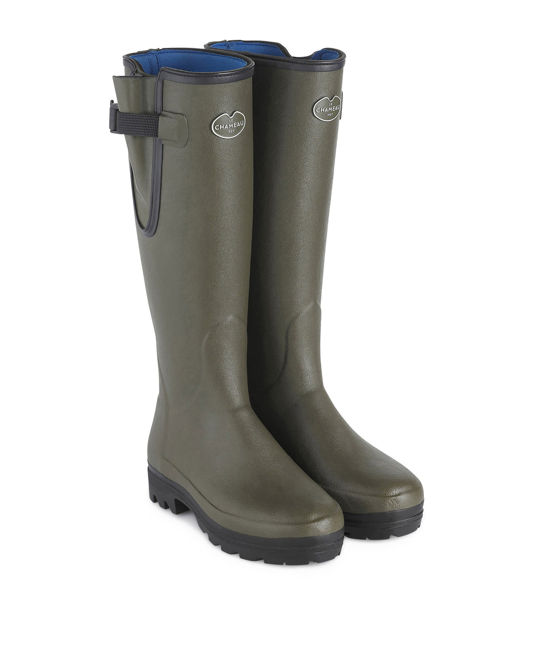 Vierzonord Neoprene Lined Wellington Boot - Vert Chameau