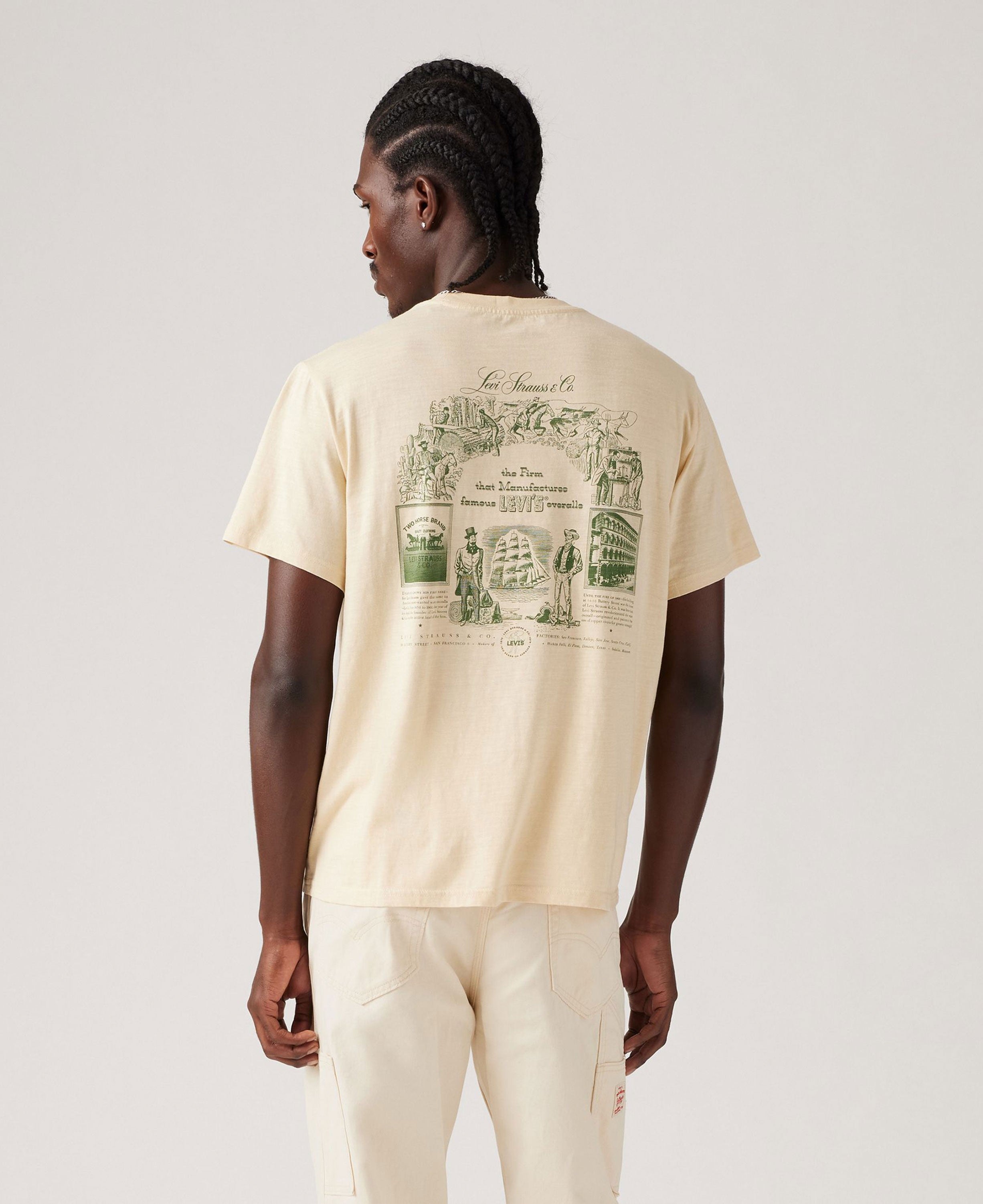 Relaxed Fit Tee - Archival Levi Strauss Tans