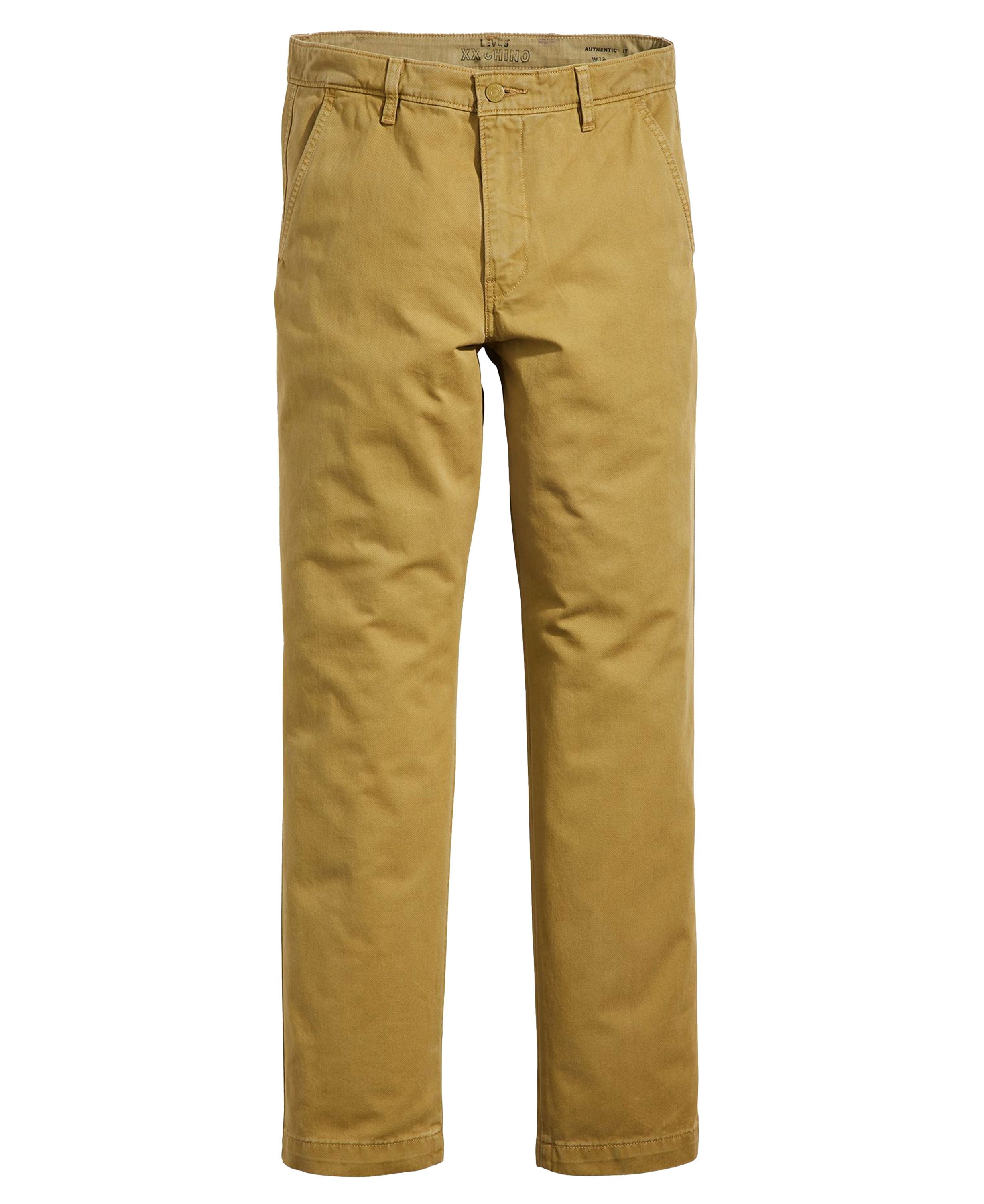 XX Chino Authentic Straight Pants - British Khaki Soft Garment Dye