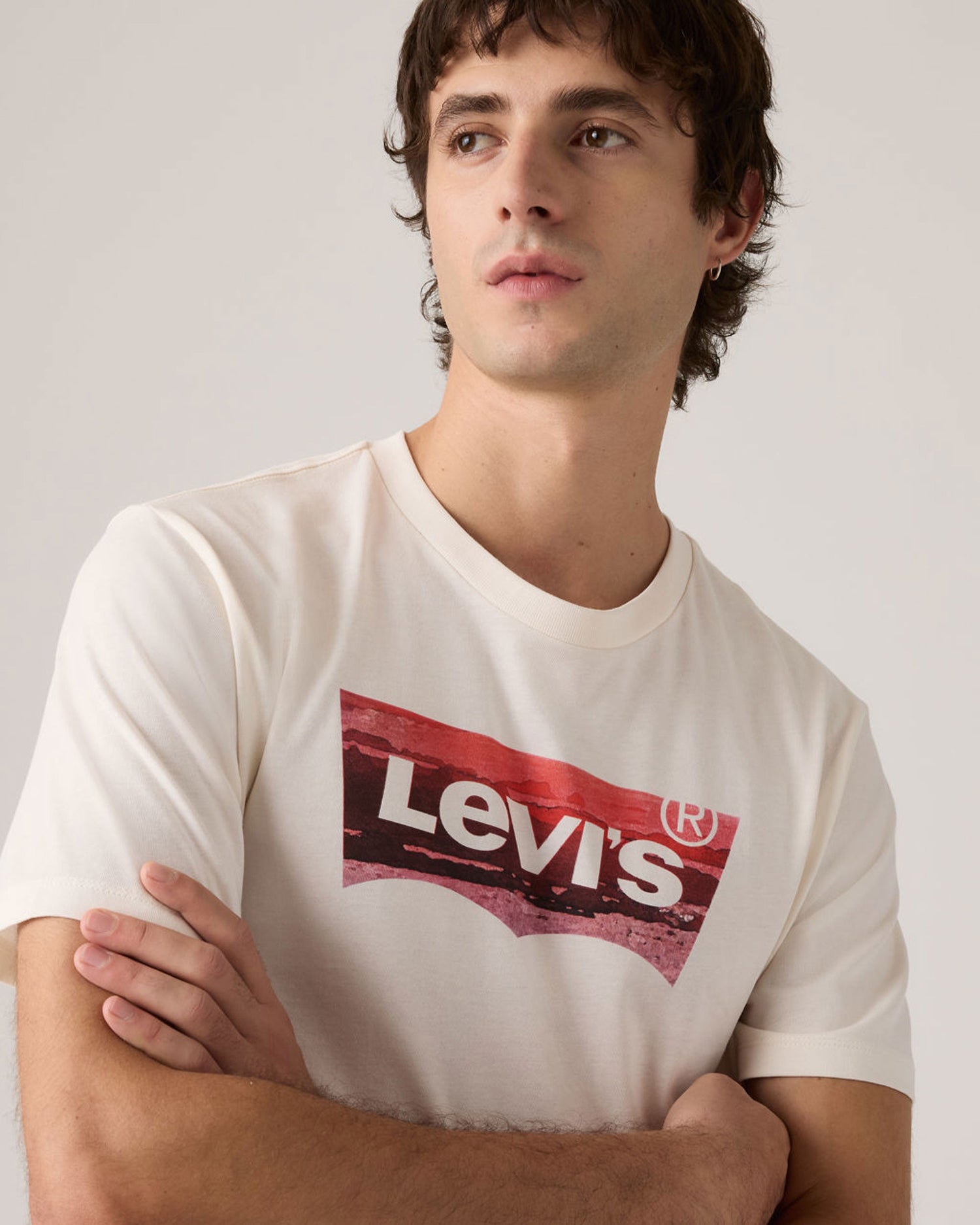 Graphic Crewneck Tee - Coastal Filled Bw E