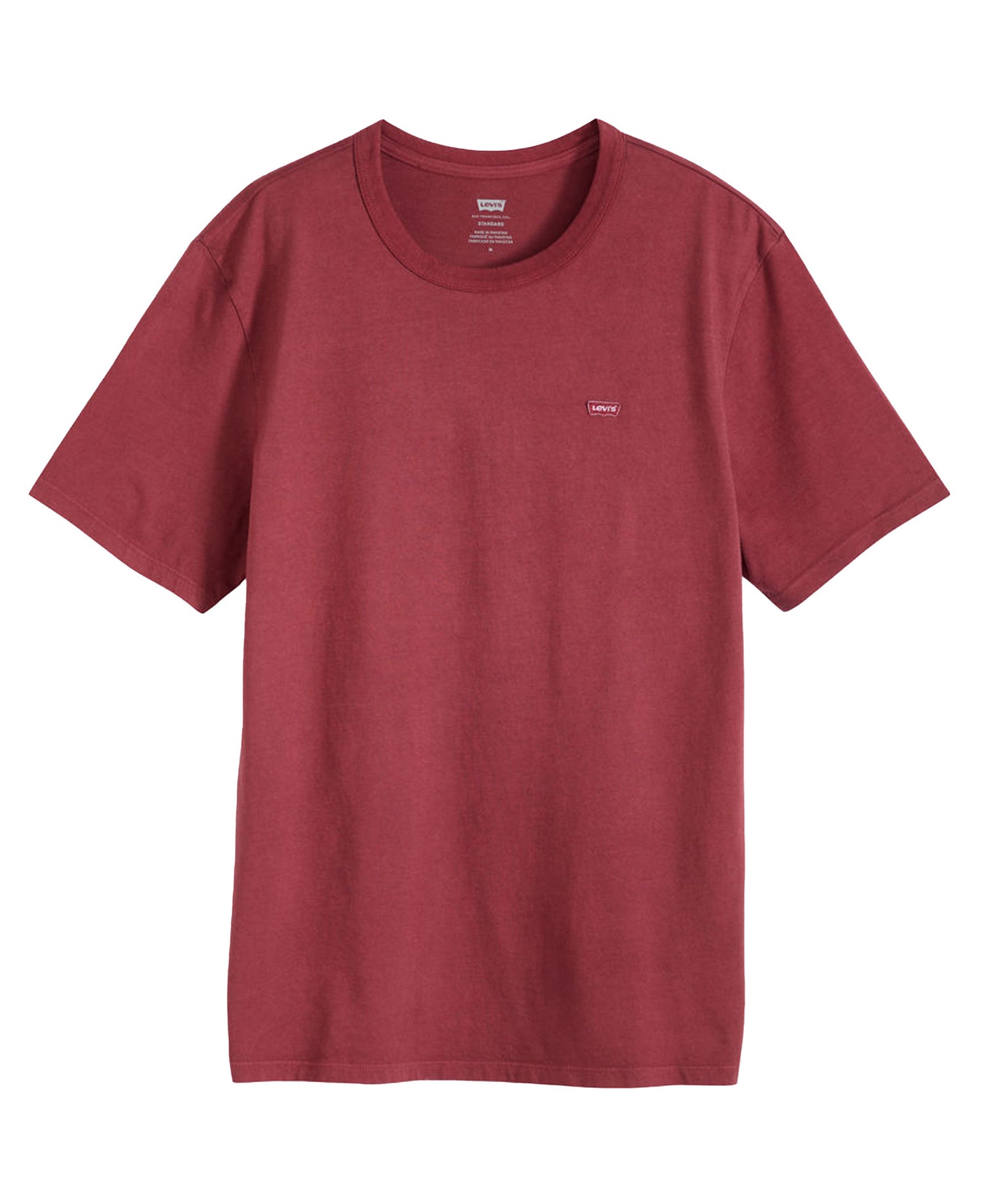 Icon Tee Garment Dye - Oxblood Red Garment