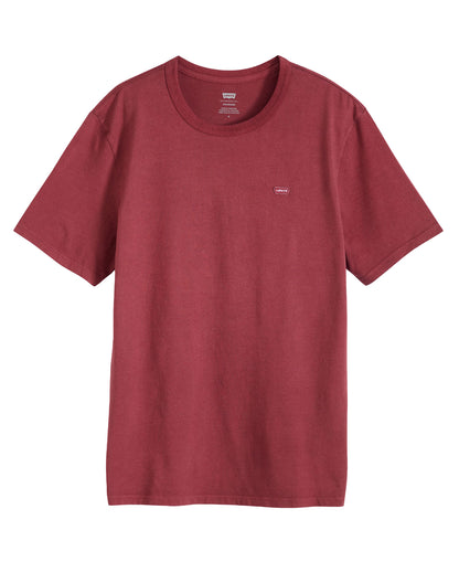 Icon Tee Garment Dye - Oxblood Red Garment