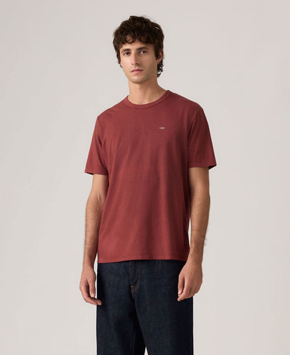 Icon Tee Garment Dye - Oxblood Red Garment