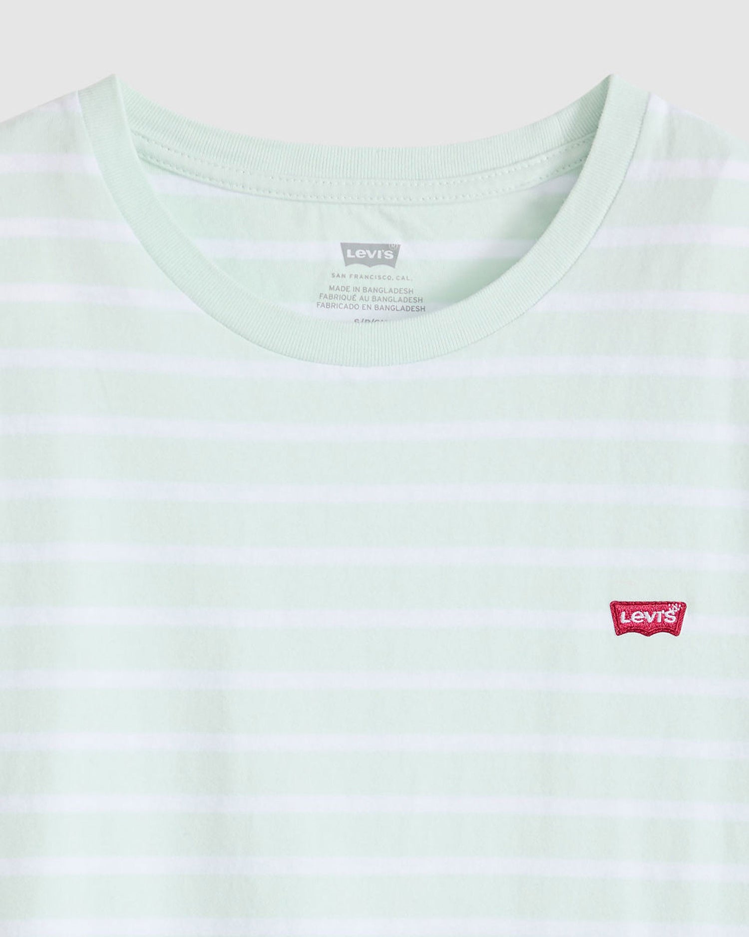 Perfect Tee - Emily Stripe Pale Blue