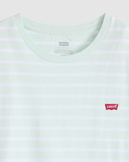 Perfect Tee - Emily Stripe Pale Blue