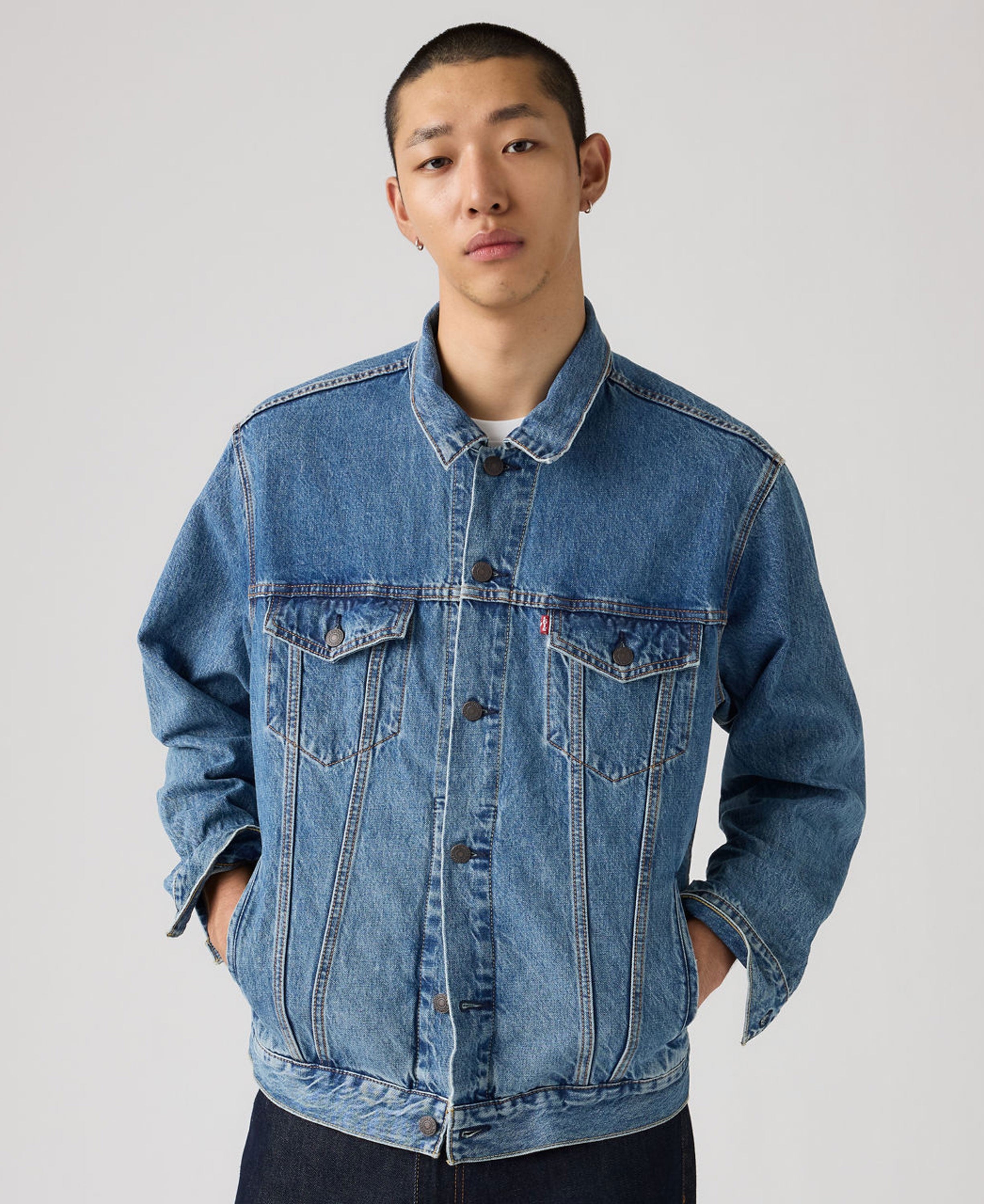 Relaxed Trucker Jacket - Washed Away