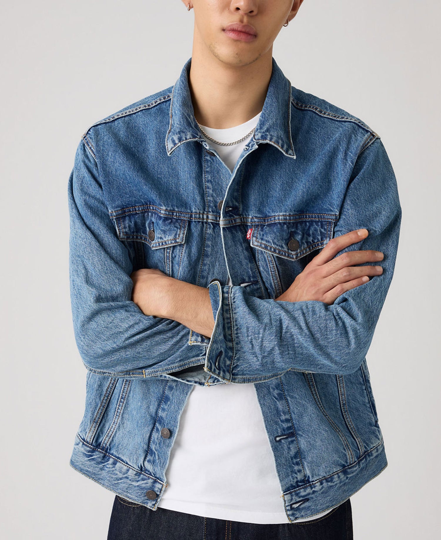 Relaxed Trucker Jacket - Washed Away