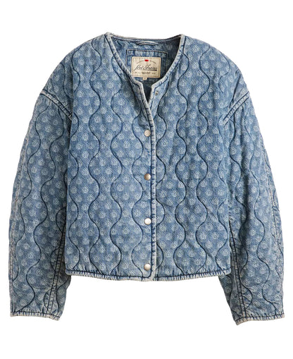 Rumer Quilted Liner Jacket - Faye Geo Denim