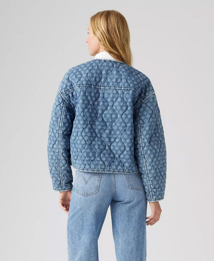 Rumer Quilted Liner Jacket - Faye Geo Denim
