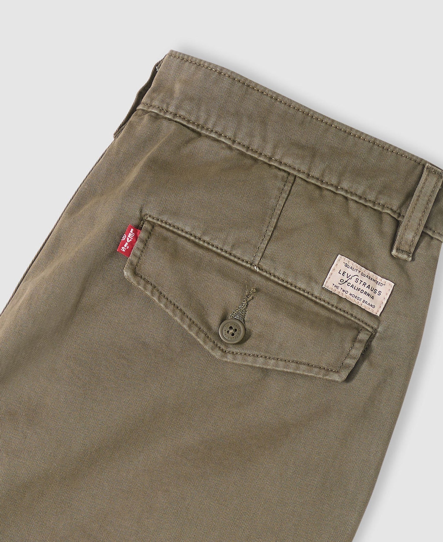 XX Chino Authentic Relaxed - Maitake Brown Lightweight Twill Garment Dye