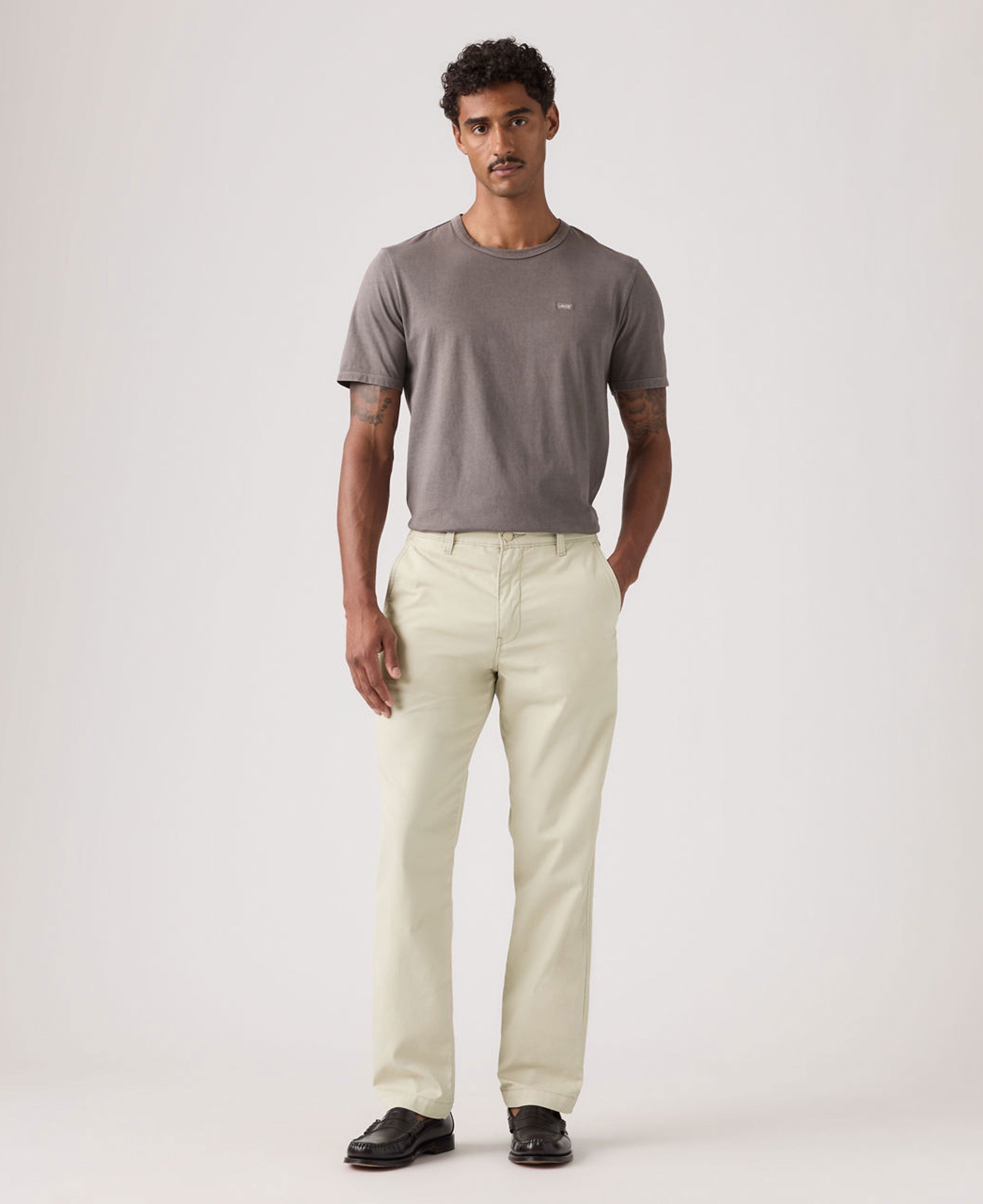 XX Chino Authentic Relaxed Lightweight Pants - Pumice Twill