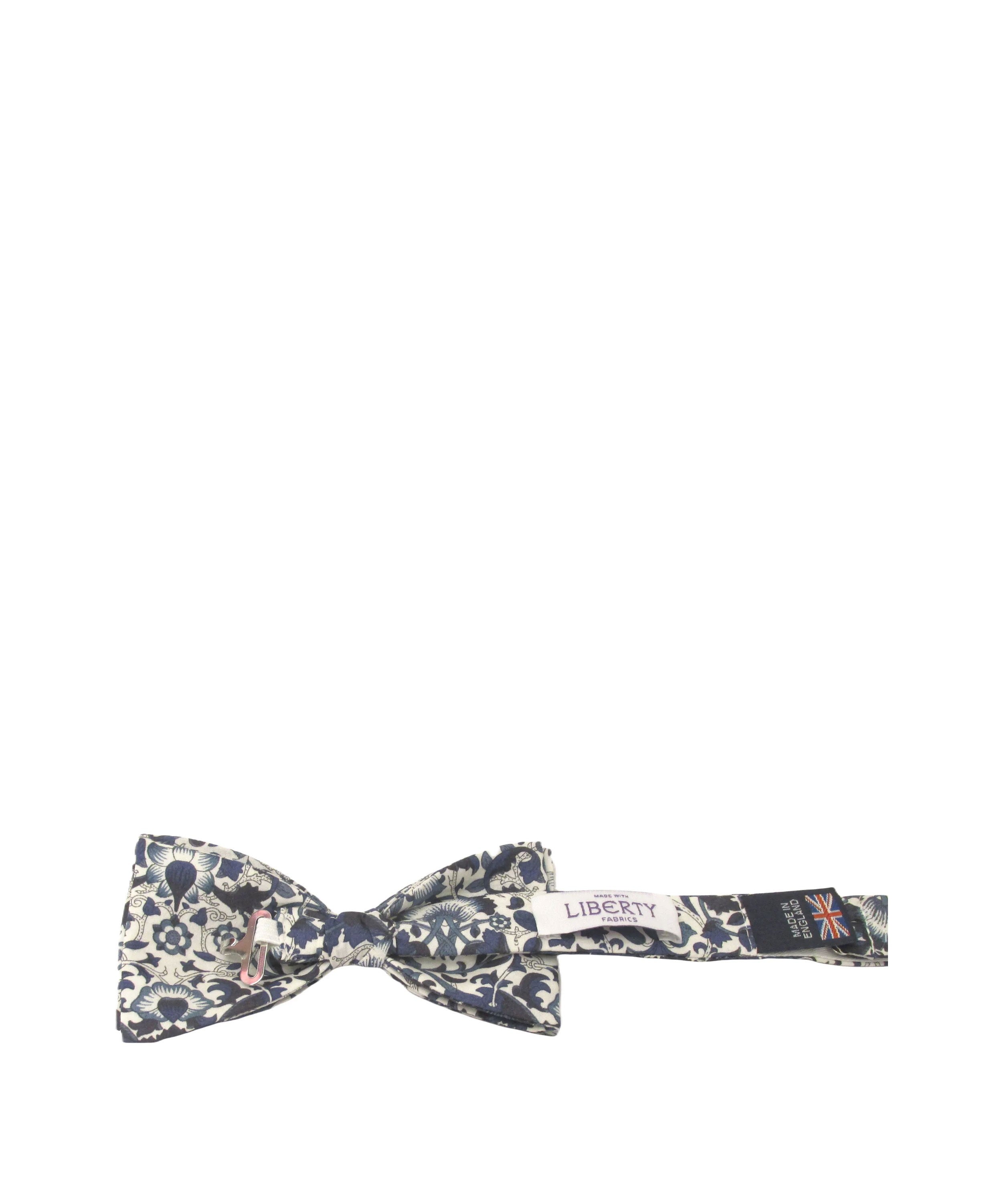 Liberty Cotton Bow Tie - Lodden Navy