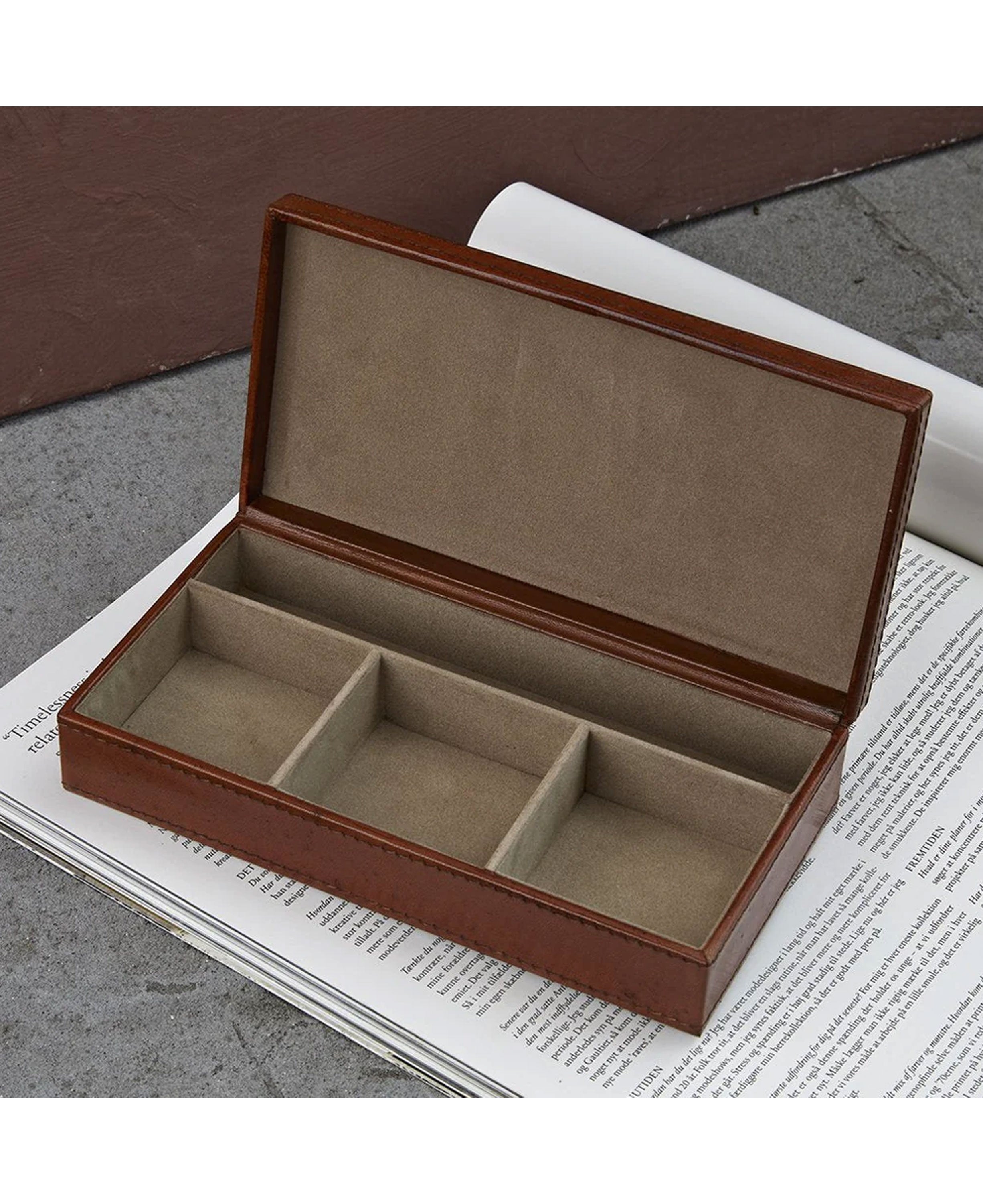 Cufflink Box - Tan