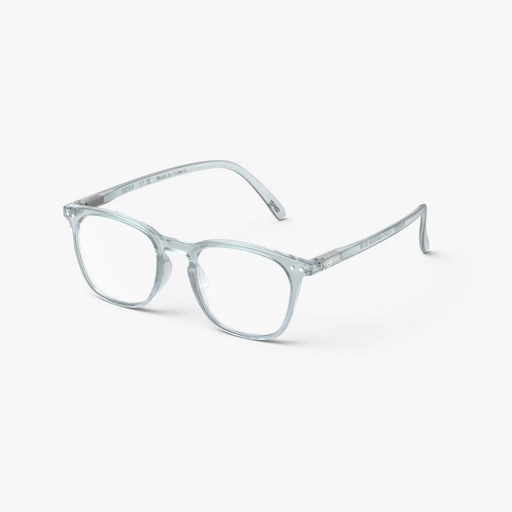 Square Reading Glasses E - Frozen Blue