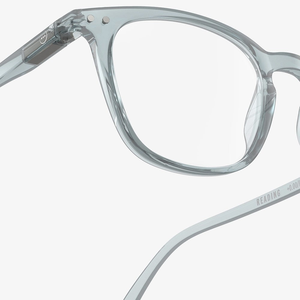 Square Reading Glasses E - Frozen Blue