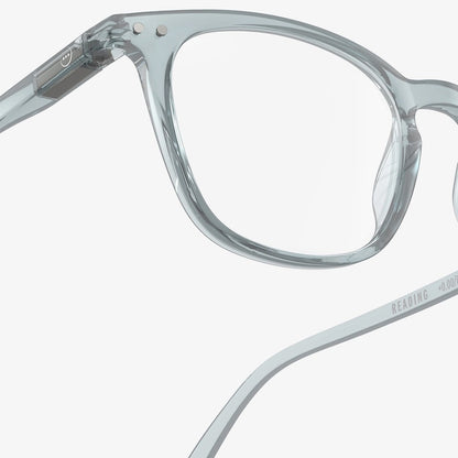 Square Reading Glasses E - Frozen Blue