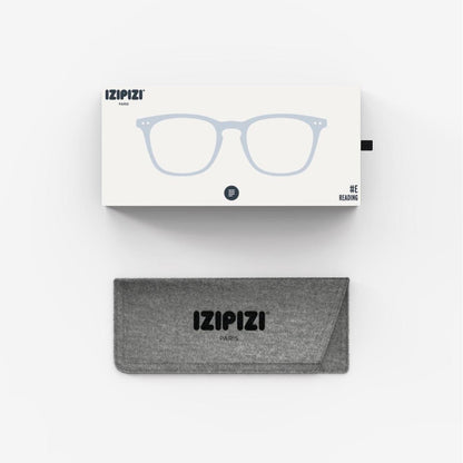 Square Reading Glasses E - Frozen Blue