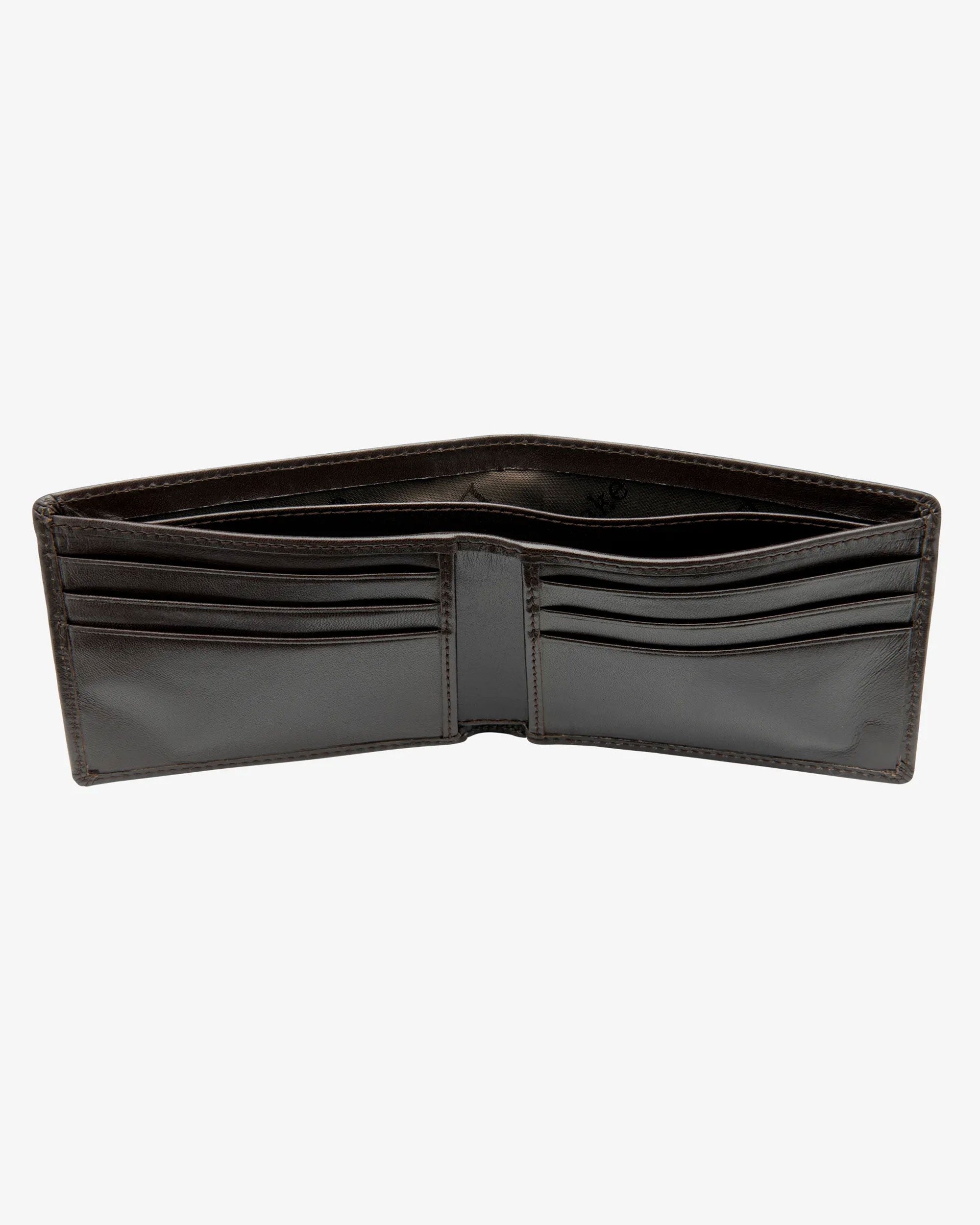 Aldgate Leather Wallet - Dark Brown