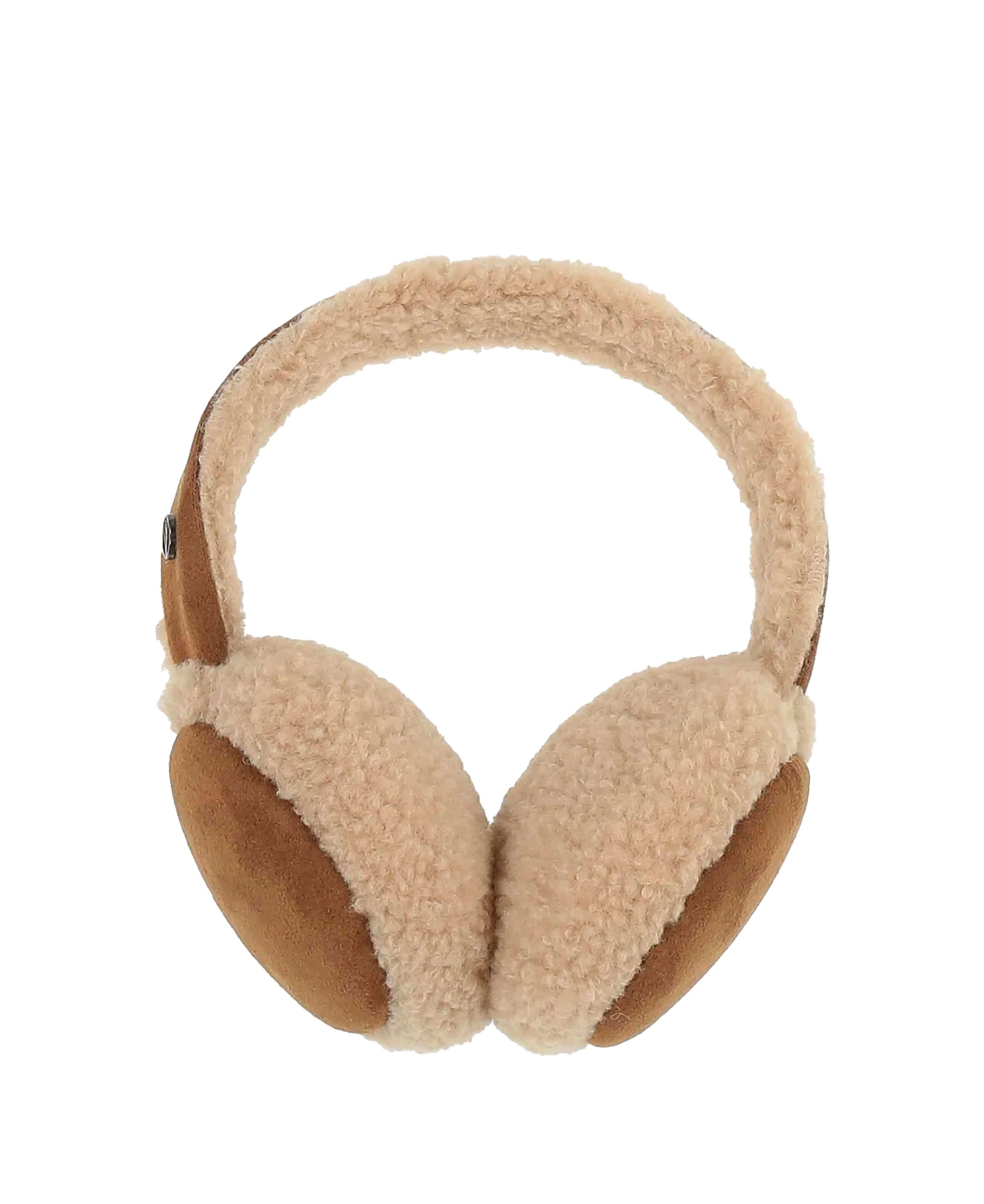 Faux Sheepskin Earmuffs - Toffee
