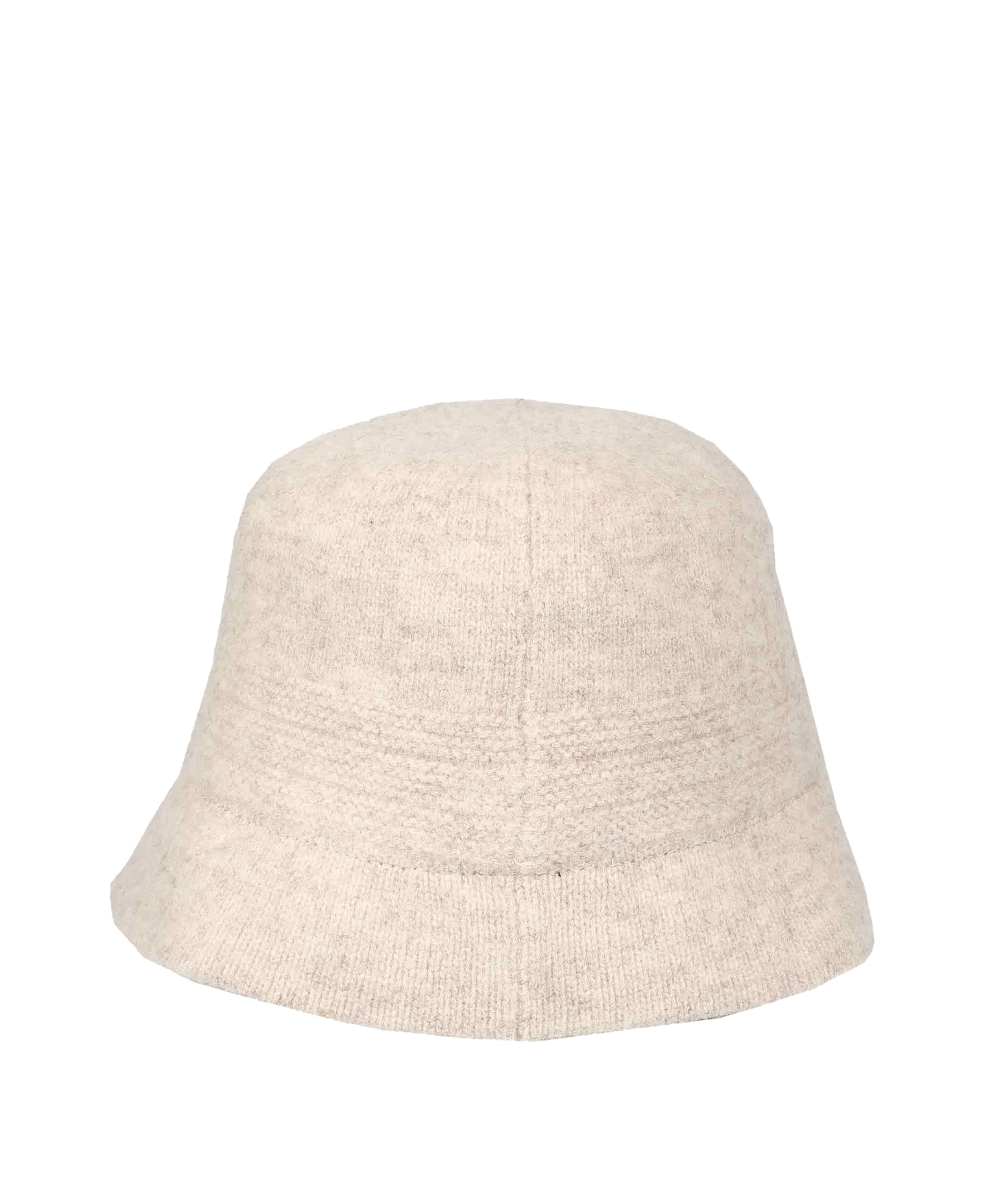 Wool Blend Cloche - Biscuit