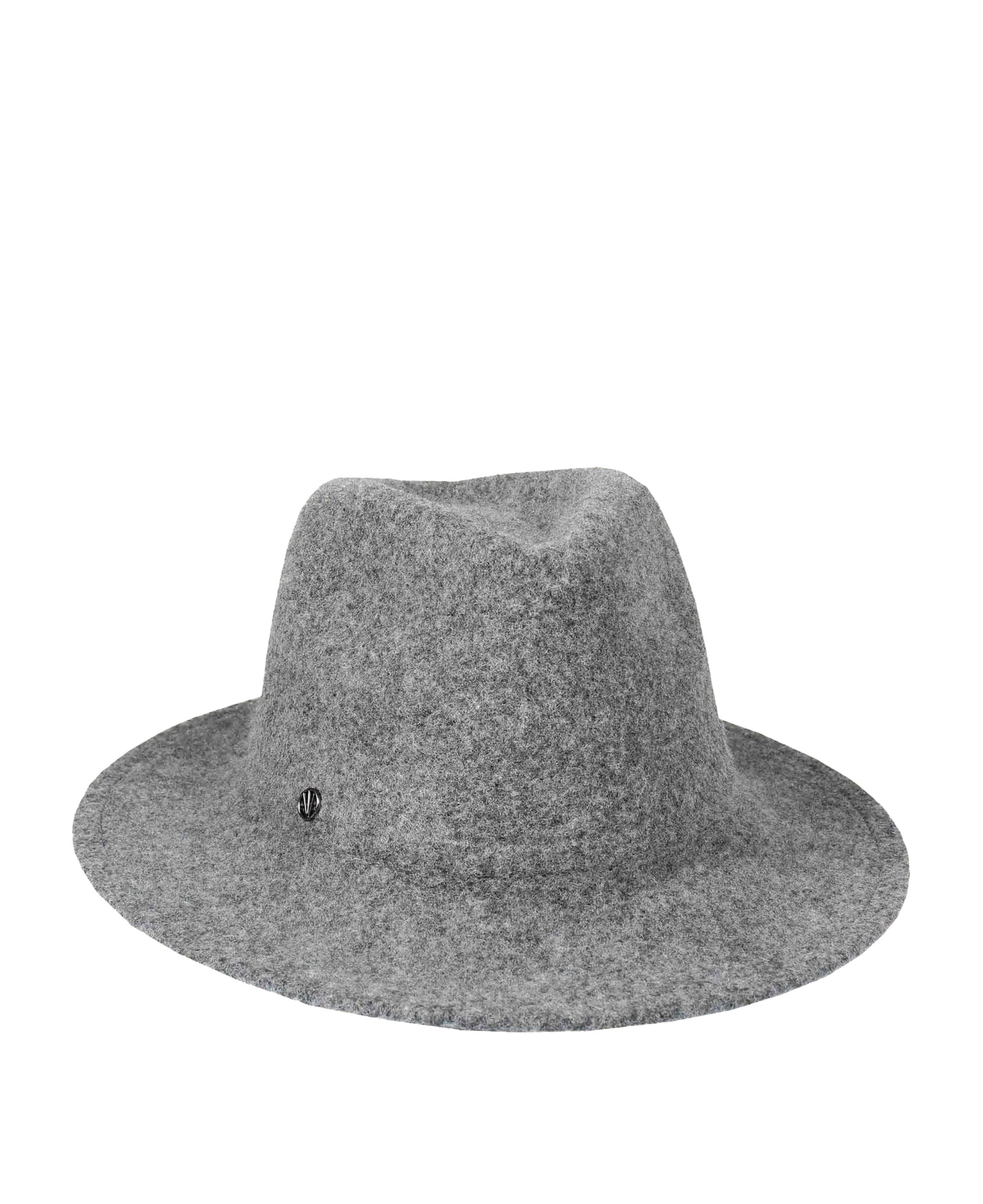 Wool Blend Fedora - Charcoal