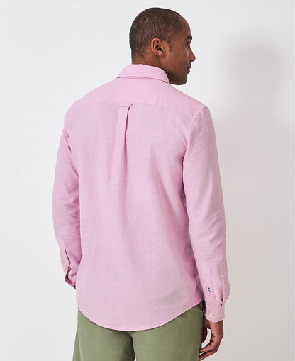 Long Sleeve Linen Shirt - Classic Pink