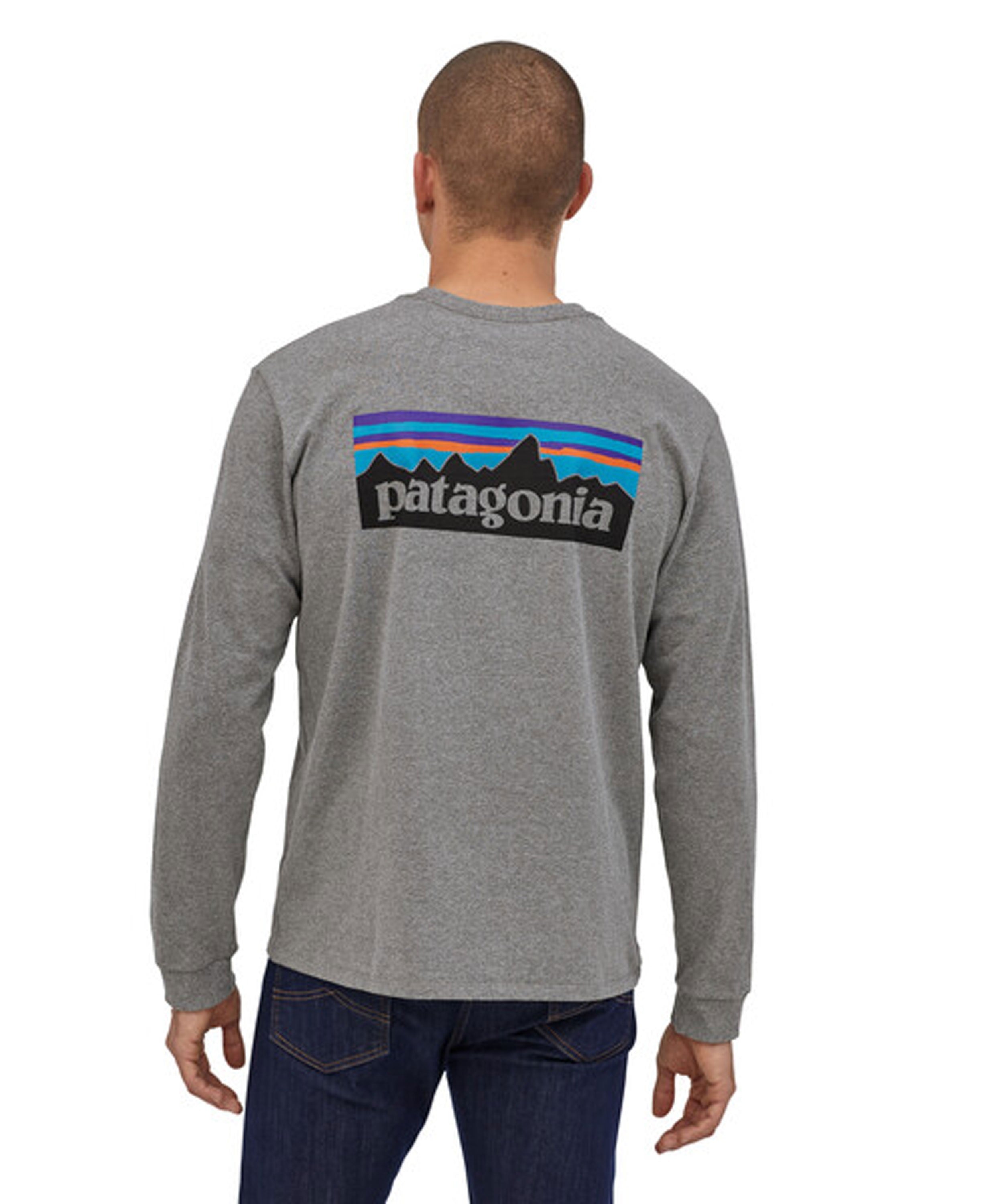 Long Sleeve P-6 Logo Responsibili-Tee - Gravel Heather