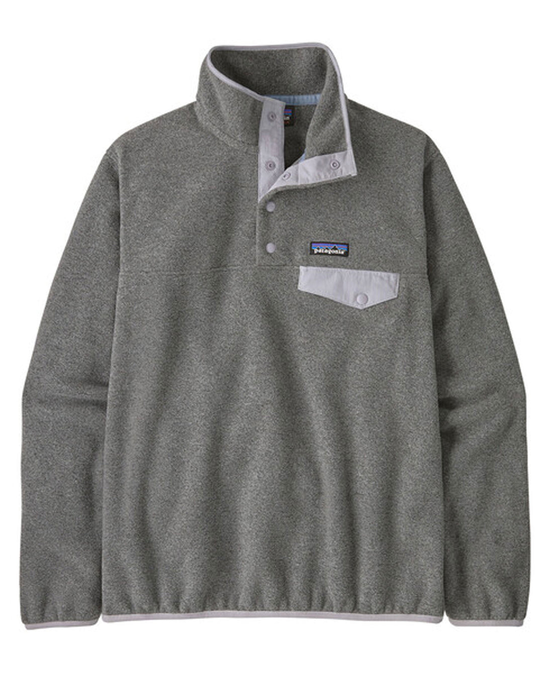 Lightweight Synchilla Snap-T Pullover - Nickel W/Permafrost Purple