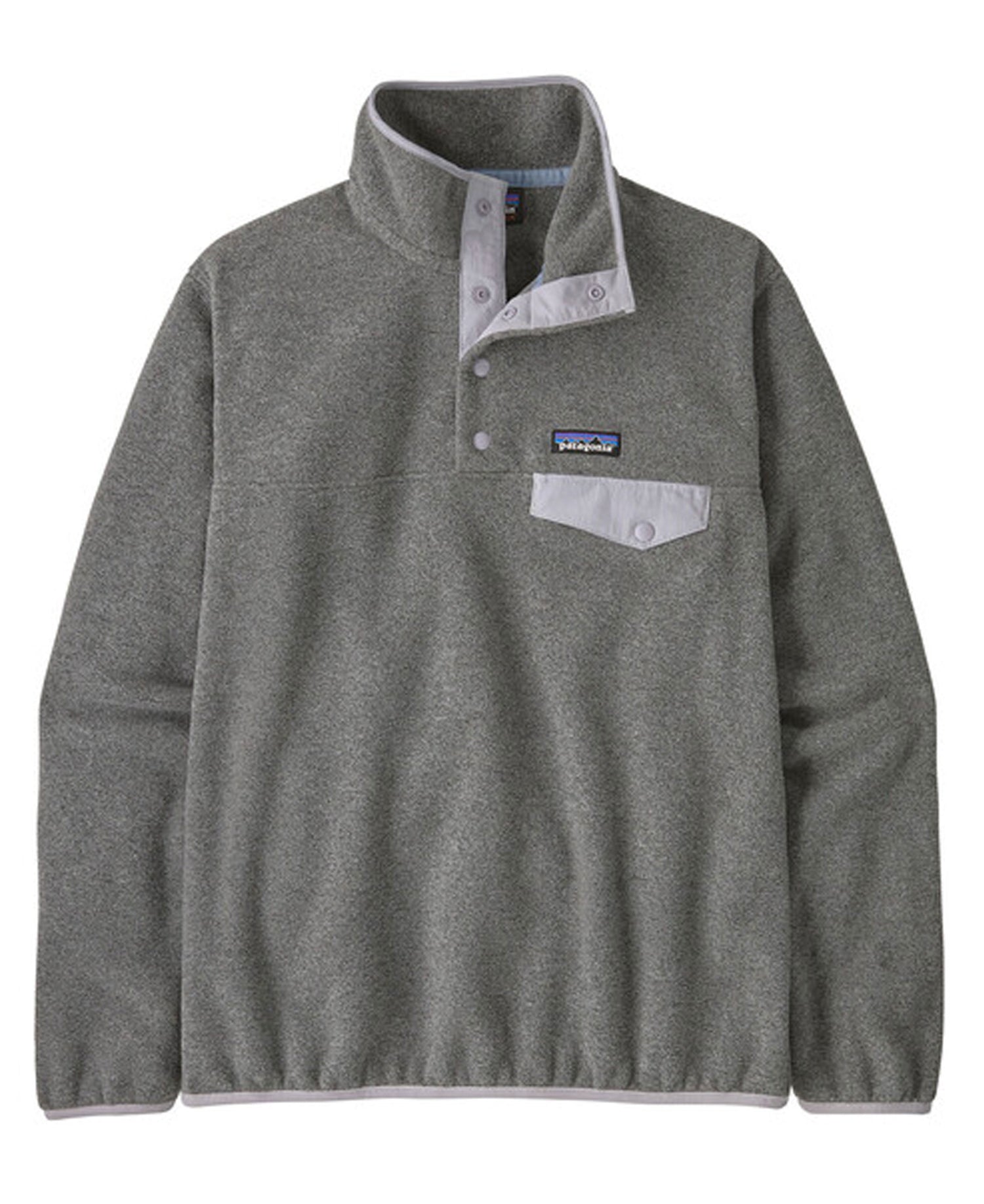 Lightweight Synchilla Snap-T Pullover - Nickel W/Permafrost Purple