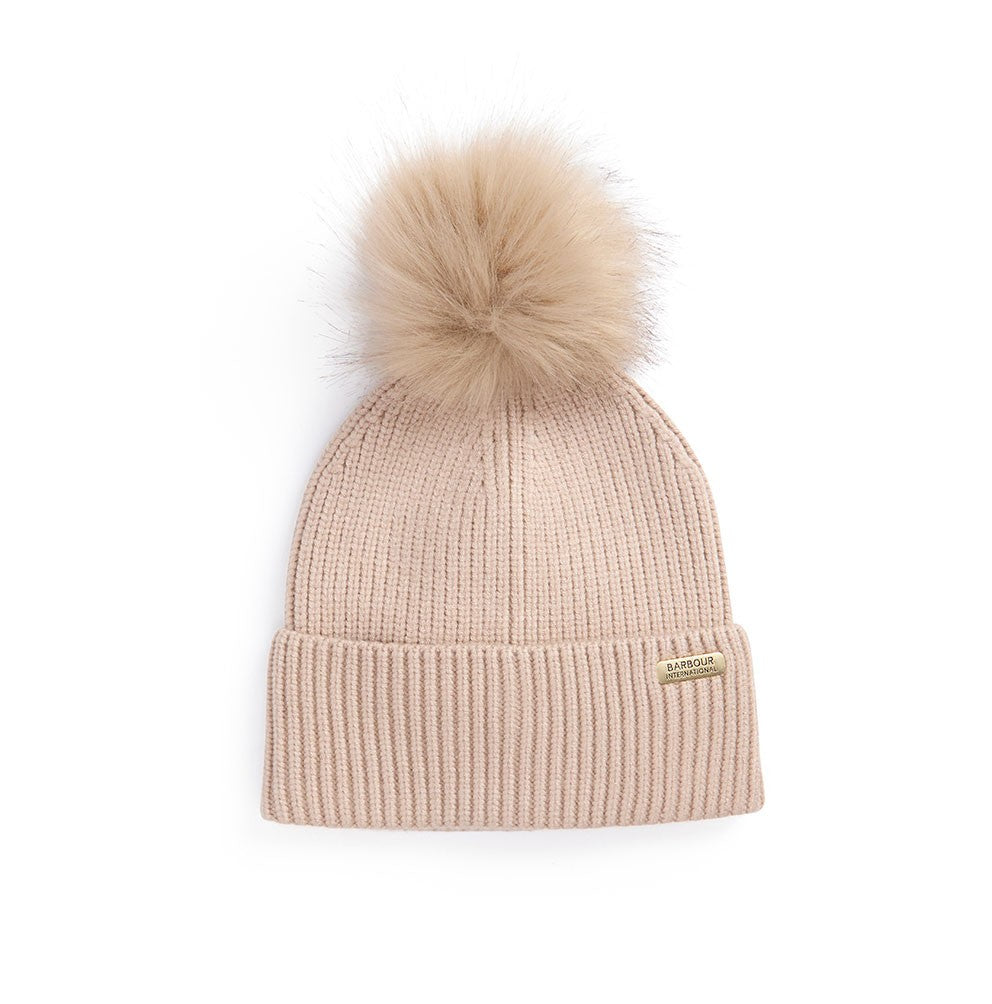 Mallory Pom Beanie Hat - Oat
