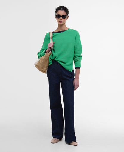 Marine Knitted Jumper - Kelly Green