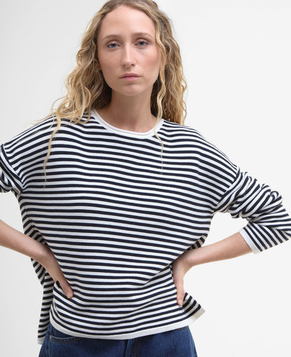 Marine Stripe Knitted Jumper - Navy Stripe