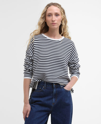 Marine Stripe Knitted Jumper - Navy Stripe