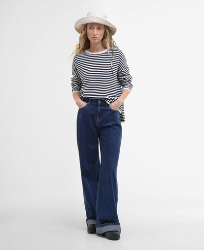 Marine Stripe Knitted Jumper - Navy Stripe