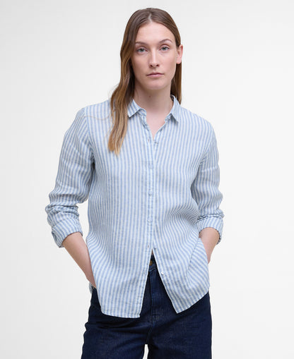 Marine Shirt - Chambray/White