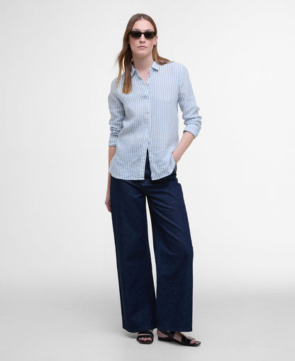 Marine Shirt - Chambray/White